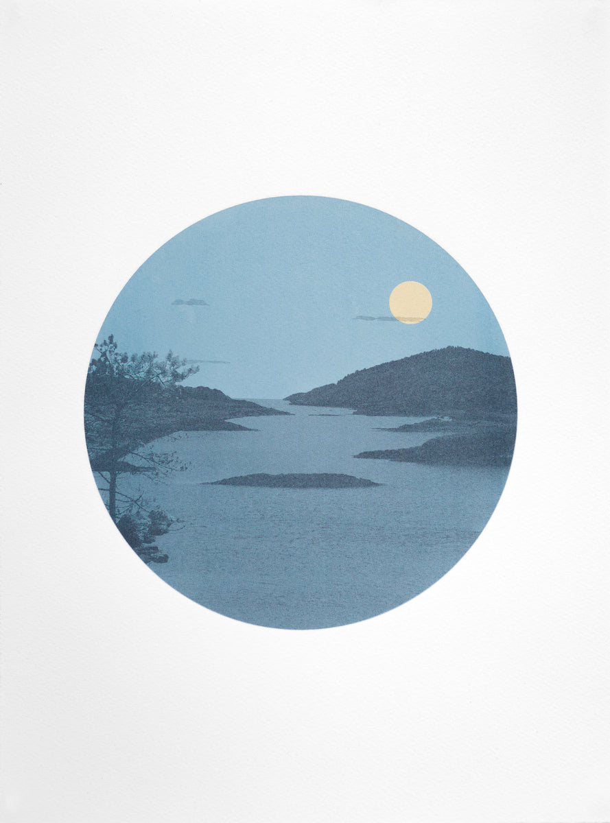 Waters Edge By Moonlight