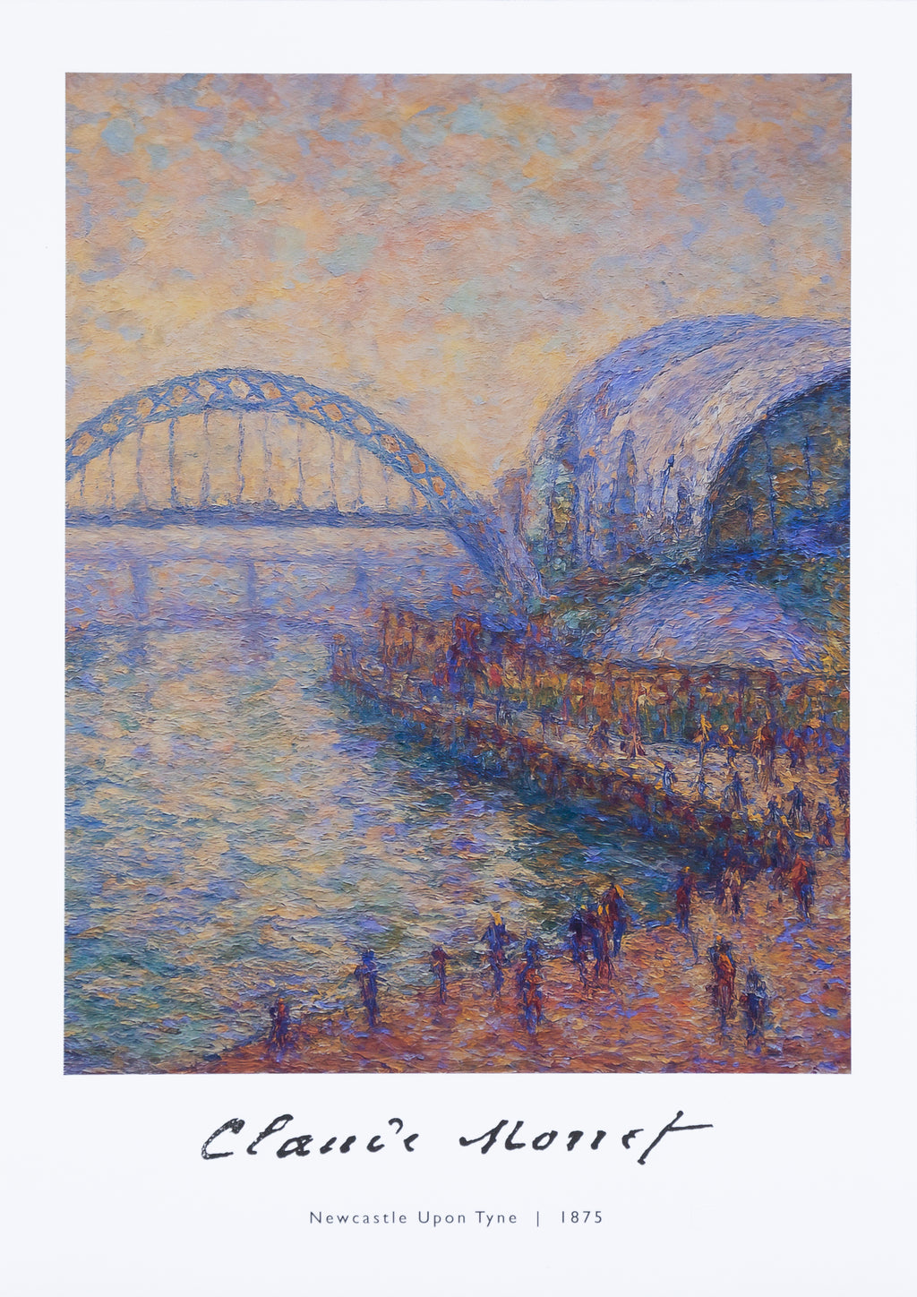 Claude Monet's Painting of Newcastle Quayside