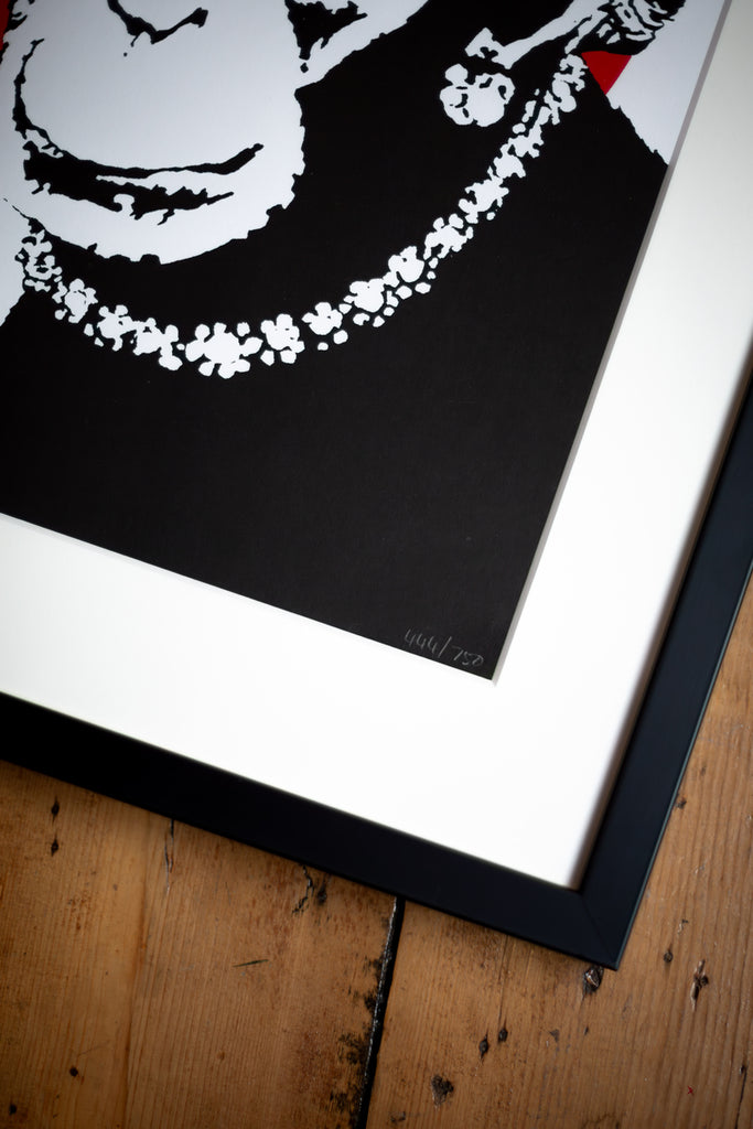 バンクシー Banksy Monkey Queen エスタンプ リトグラフ Monkey Queen by Banksy | Hancock Gallery, Newcastle – Banksy