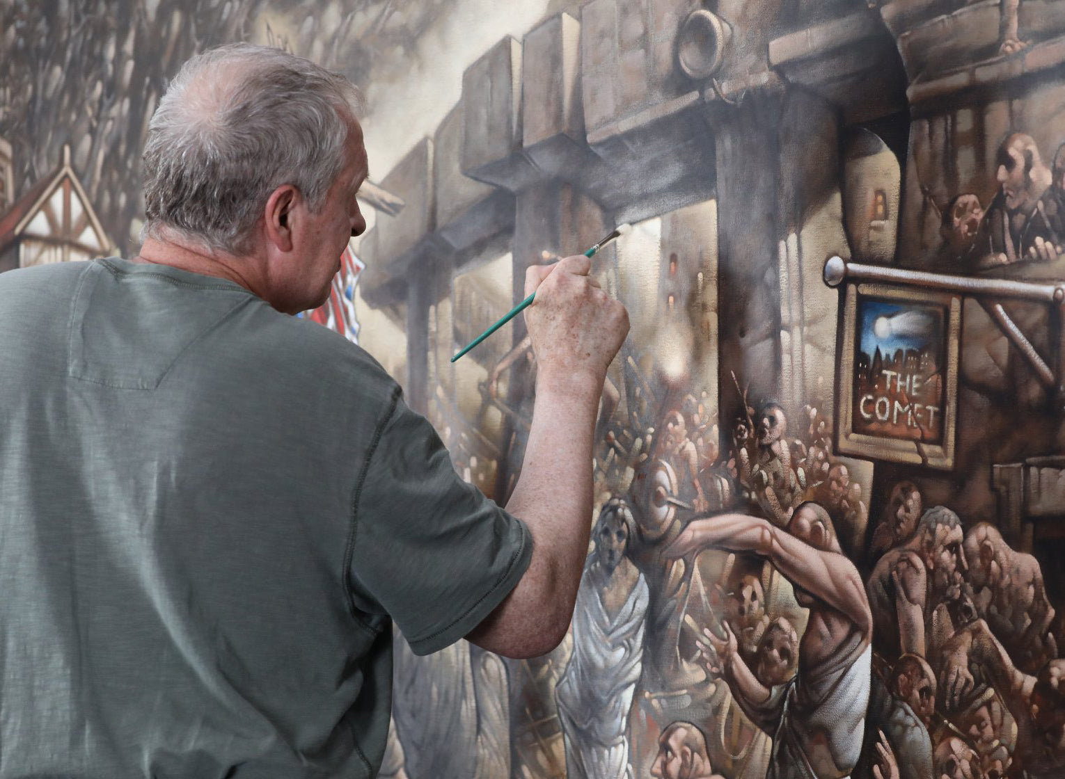 Renowned contemporary artist: Peter Howson OBE