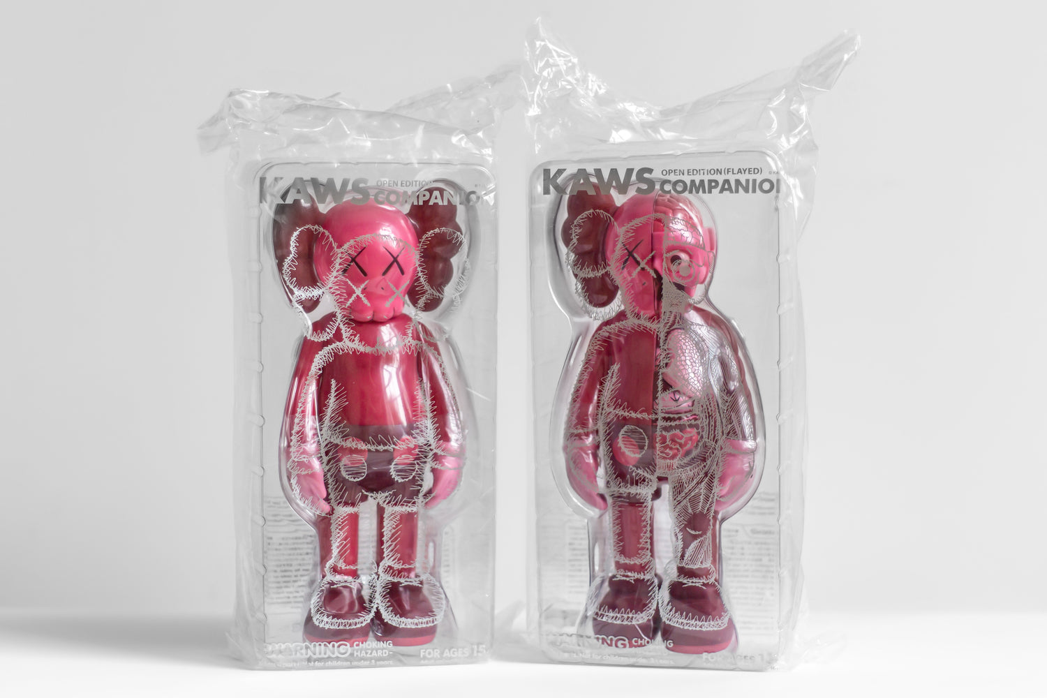 Blush Companions (mono & flayed) – KAWS – Hancock Gallery