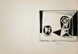 Composition au verre à pied (Bloch 431; Mourlot 77)