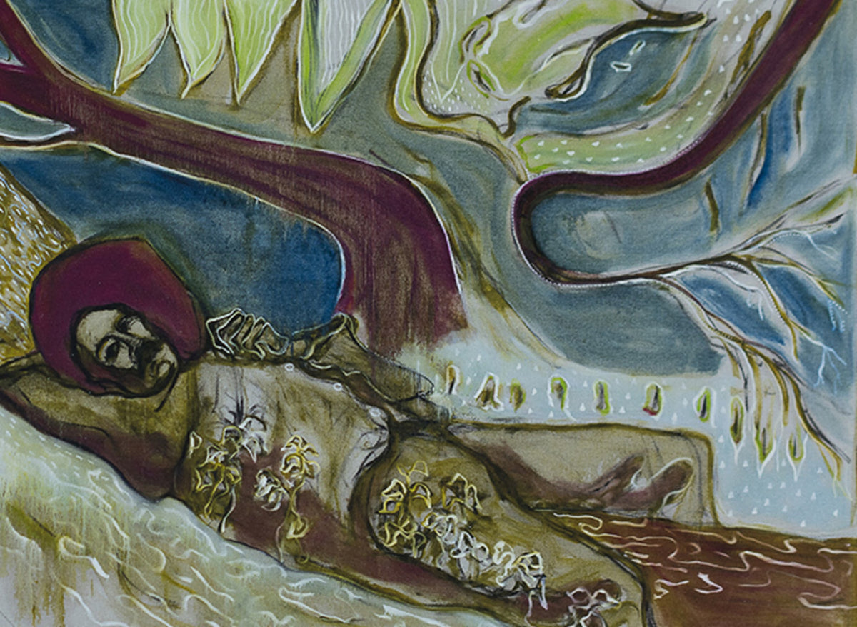 Man Reclining on a Willow Tree, Kroonstad 1901