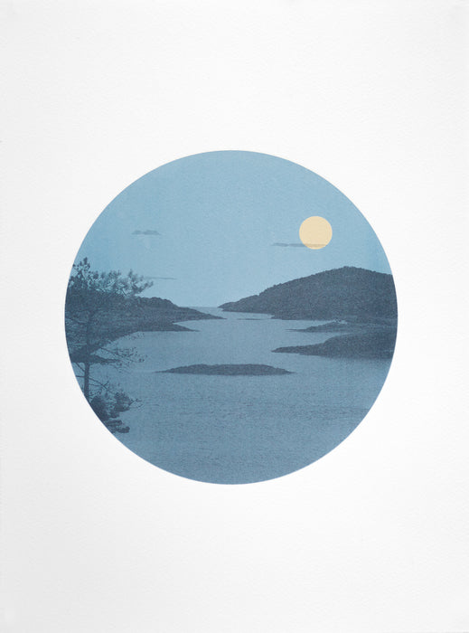 Waters Edge By Moonlight