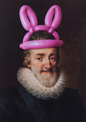 King Henri IV with Bunny Ears