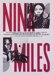 Nina Simone & Miles Davis Concert Print