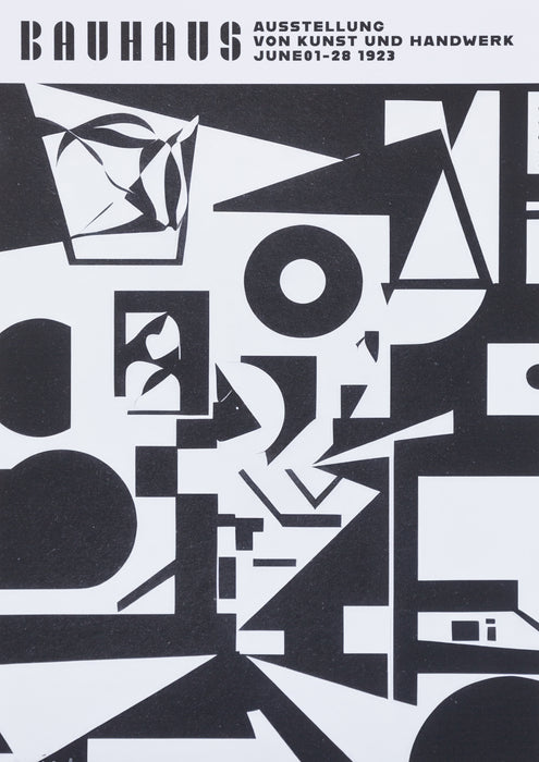 Bauhaus Shapes Black and White