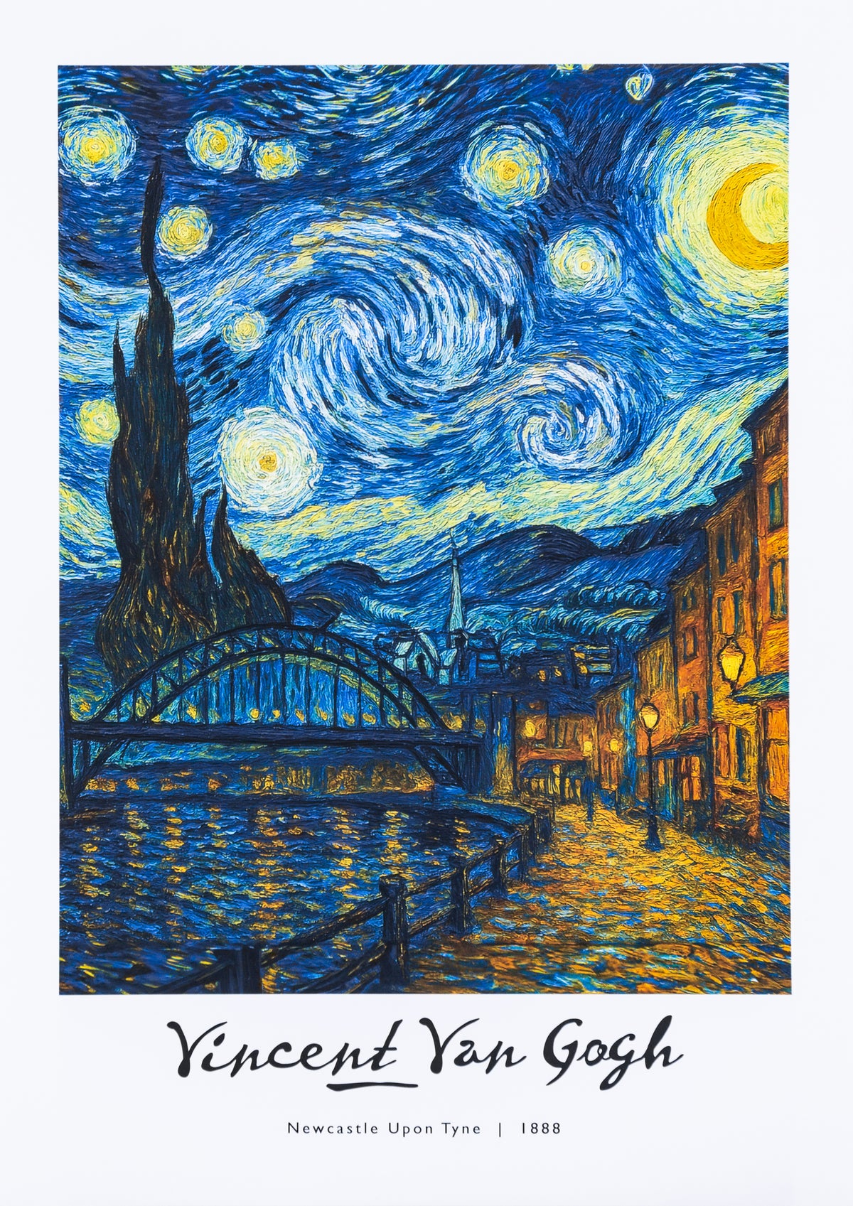 Van Gogh's Painting of Newcastle Quayside
