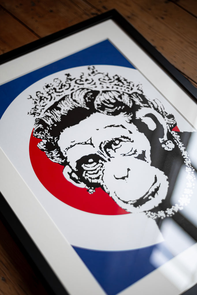 Monkey Queen by Banksy | Hancock Gallery, Newcastle – Banksy