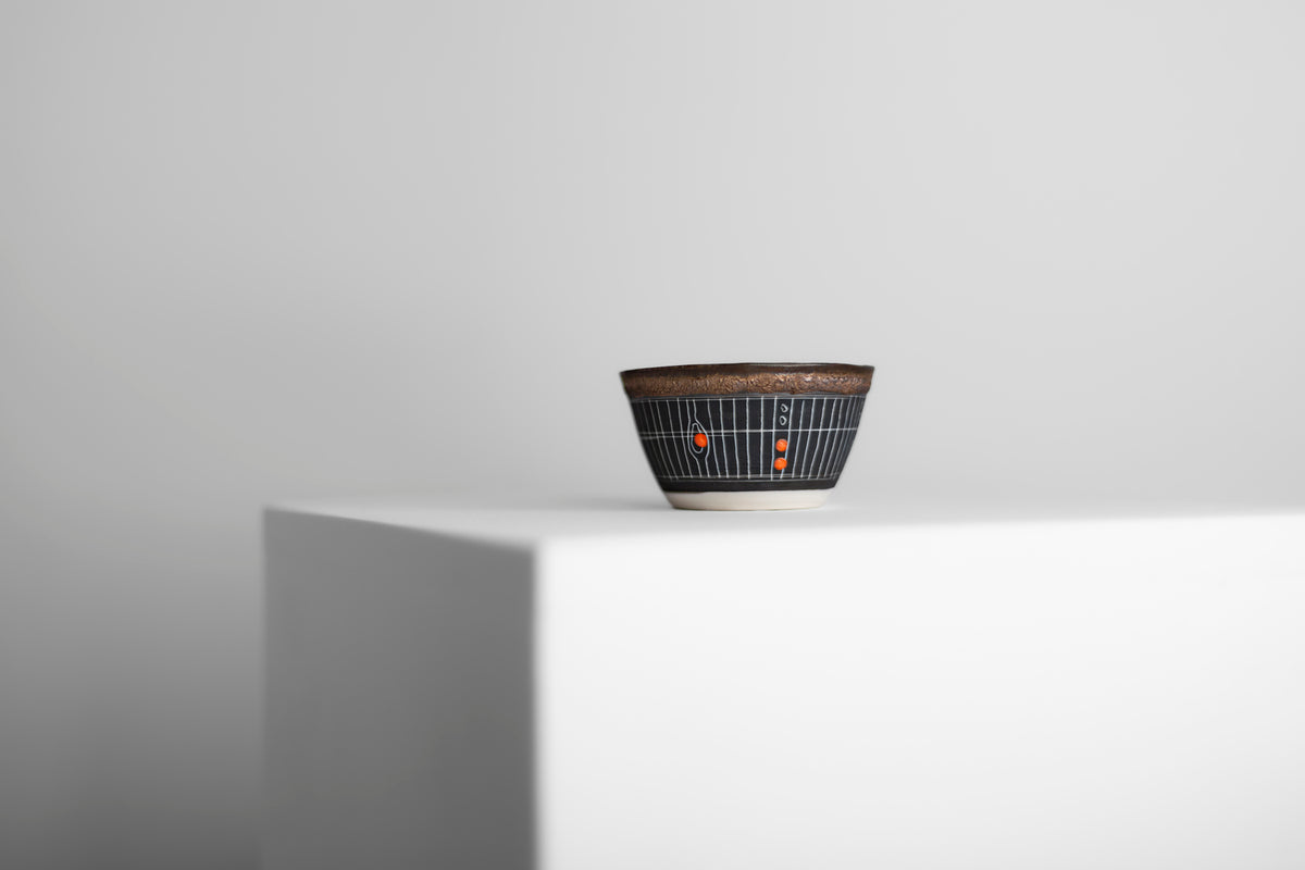 Cup with Pops of Orange