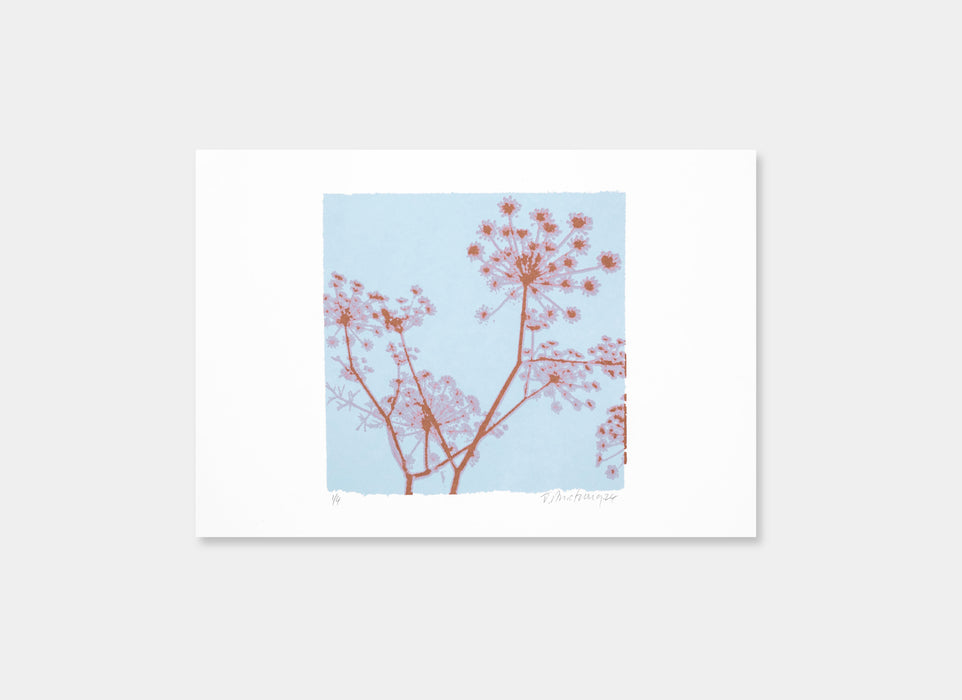 A Greek Dream (Pale Blue/Burnt Umber)