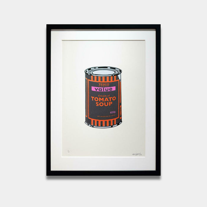 Soup Can (Black, Orange and Pink)